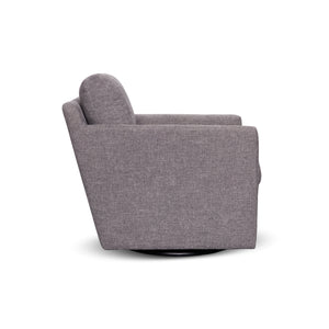 Harris Swivel Chair - Pewter