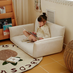 Mesa Adjustable Comfy Lazy Floor Sofa - White