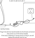 New Dimmable Twisted Floor Lamp LED