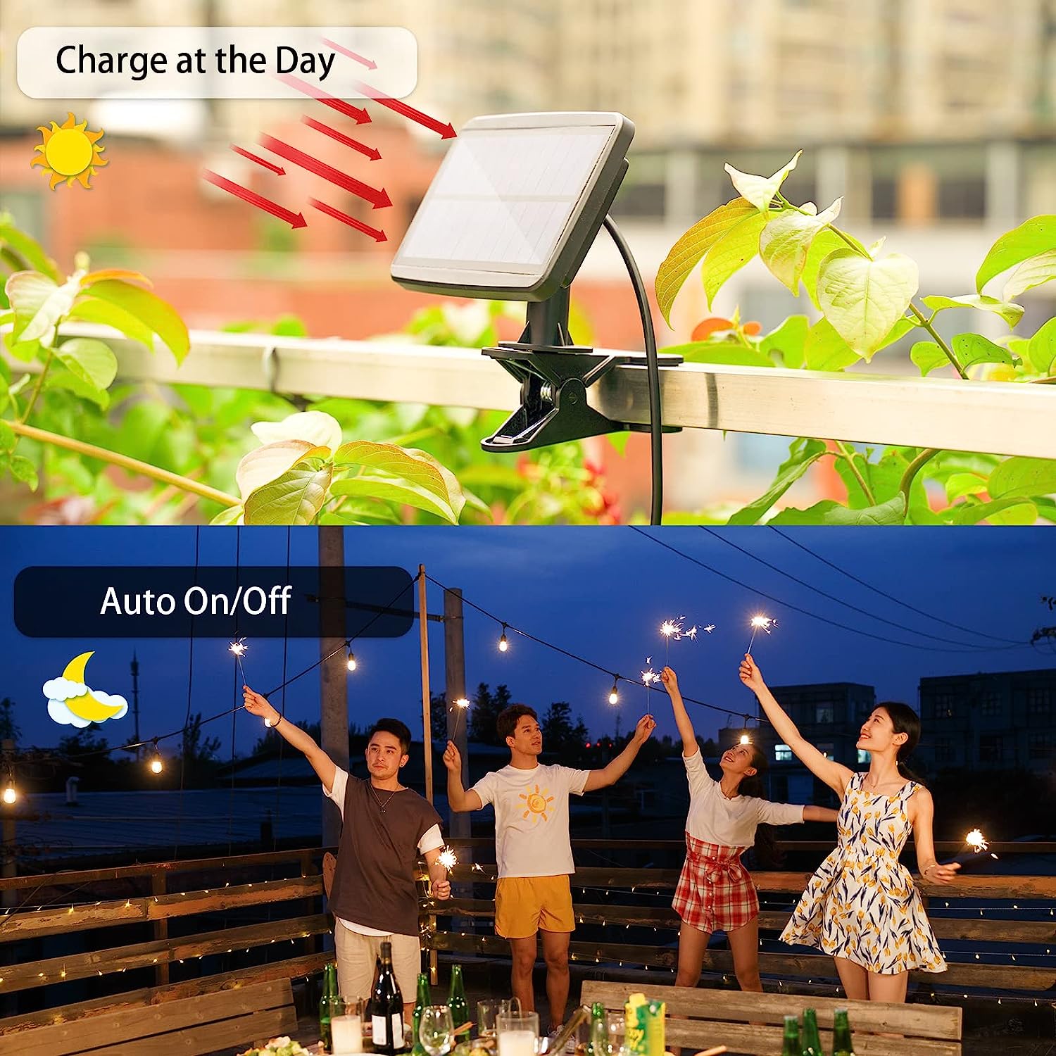 Solar String Remote Control Lights - HOCC