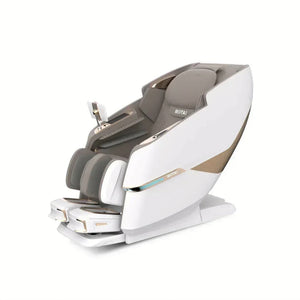 ROTAI Royal Magestic Pro Max massage chair in white, side view