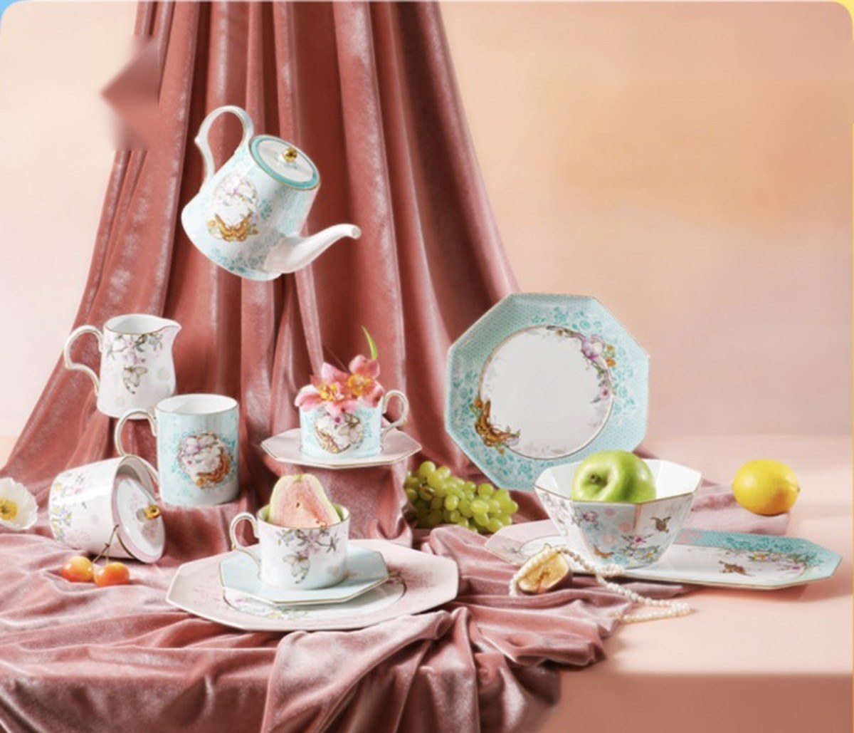 Buy AOWEI Joyful Encounter Porcelain Bowls & Plates Online in Dubai, Abu Dhabi, UAE