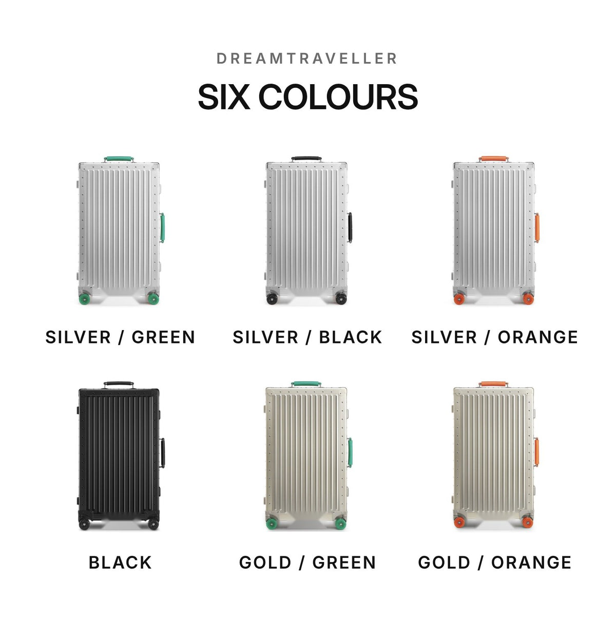 dreamTraveller Aluminium-Magnesium Trolley Case – 20" / 25" / 30"