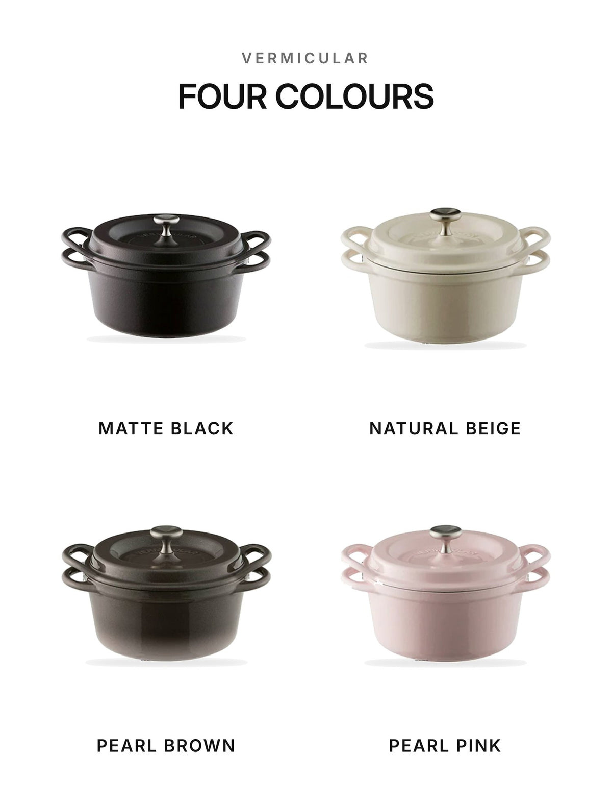 VERMICULAR Enamel Cast Iron Pot 14 cm – highlights: options