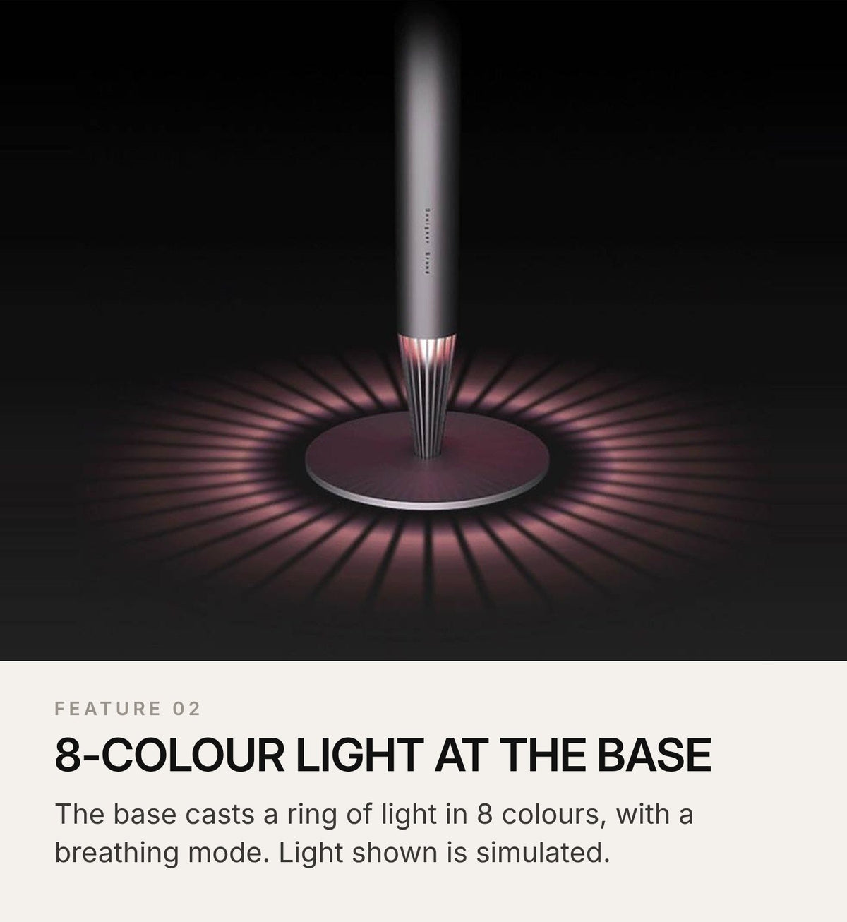 3004 V900L Floor-Standing Aroma Diffuser – Frosted Silver