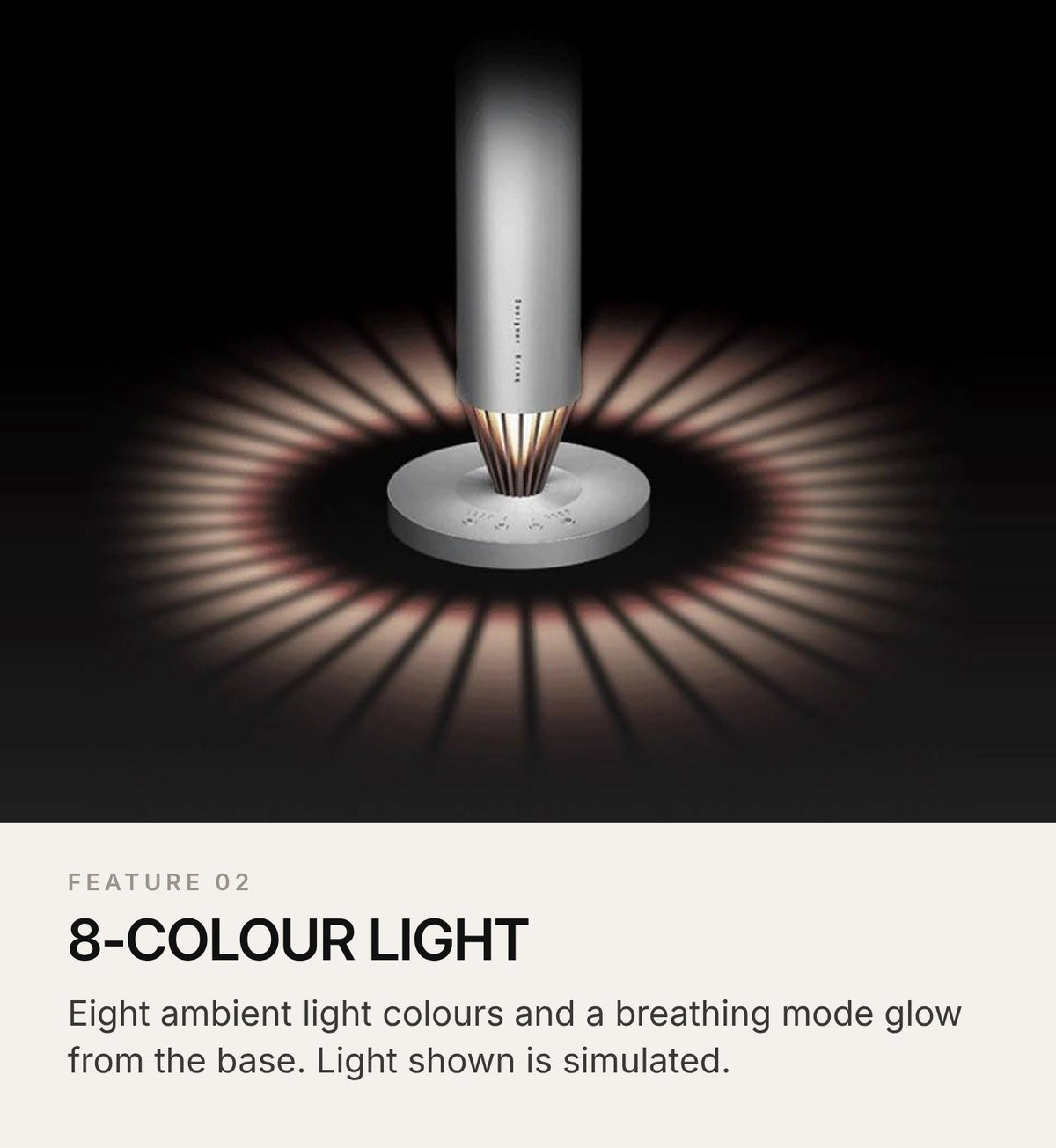 3004 V900S Desktop Aroma Diffuser – Frosted Silver