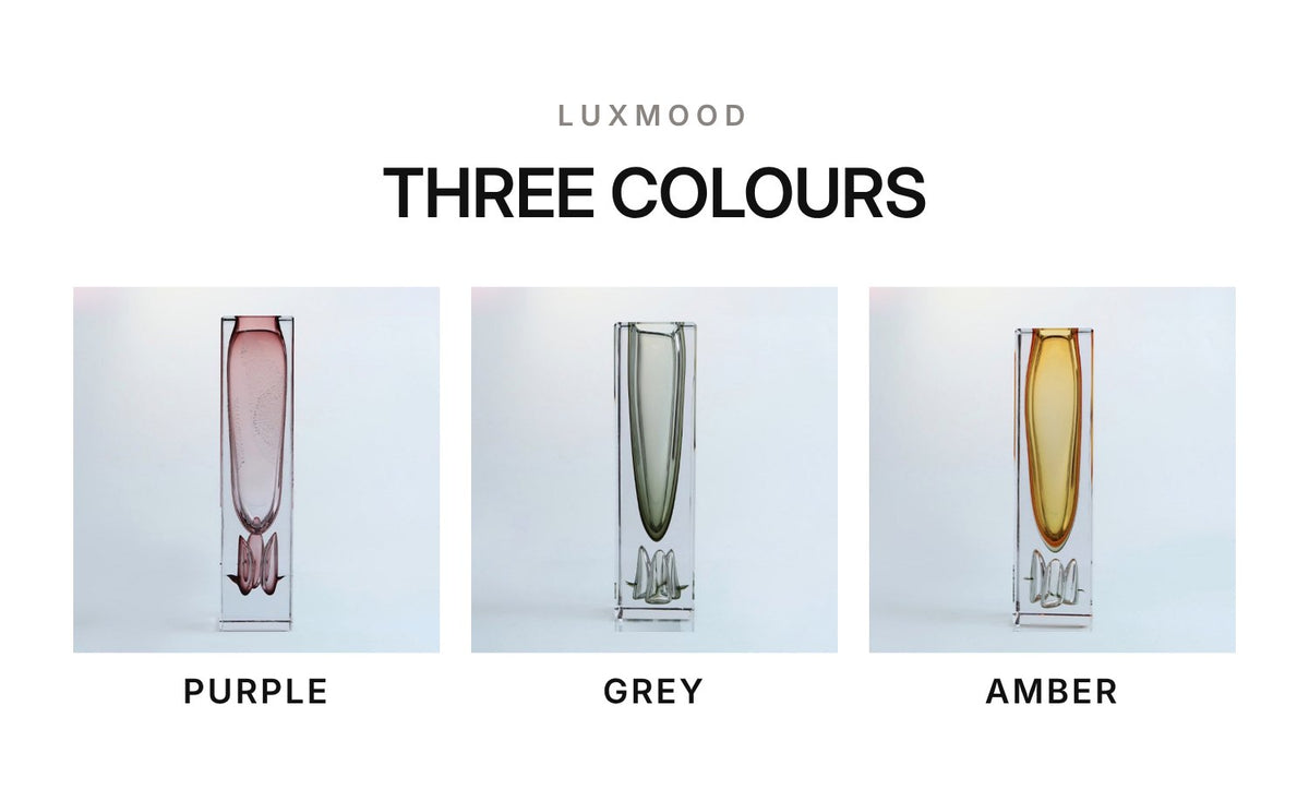 LUXMOOD Quicksand Mirror World Art Glass Vase