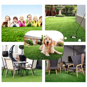 Artificial grass used for kids, pets, putting green, and outdoor patio settings from HOCC UAE