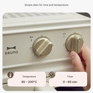 Buy BRUNO BOE129 Retro Air Fryer 5L – Ivory Online in Dubai, Abu Dhabi, UAE