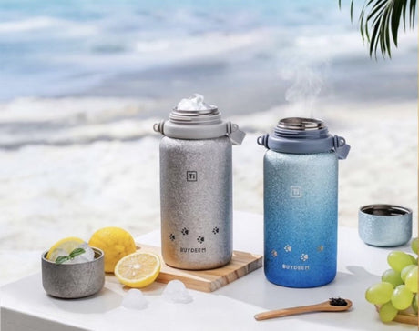 Buy BUYDEEM Cat Pure Titanium Insulated Bottle 1050ml (T401) Online in Dubai, Abu Dhabi, UAE