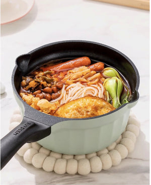 BUYDEEM CP143 Non-Stick Milk Pan 20cm with Glass Lid – cooking noodles
