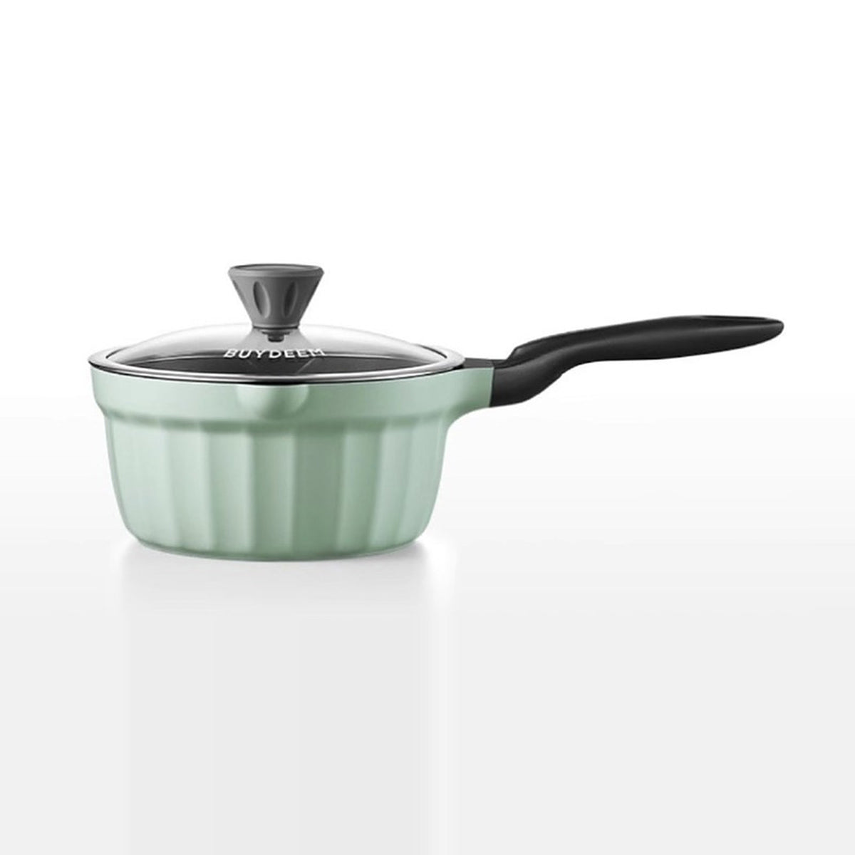 Buy BUYDEEM CP143 Non-Stick Milk Pan 20cm with Glass Lid Online in Dubai, Abu Dhabi, UAE