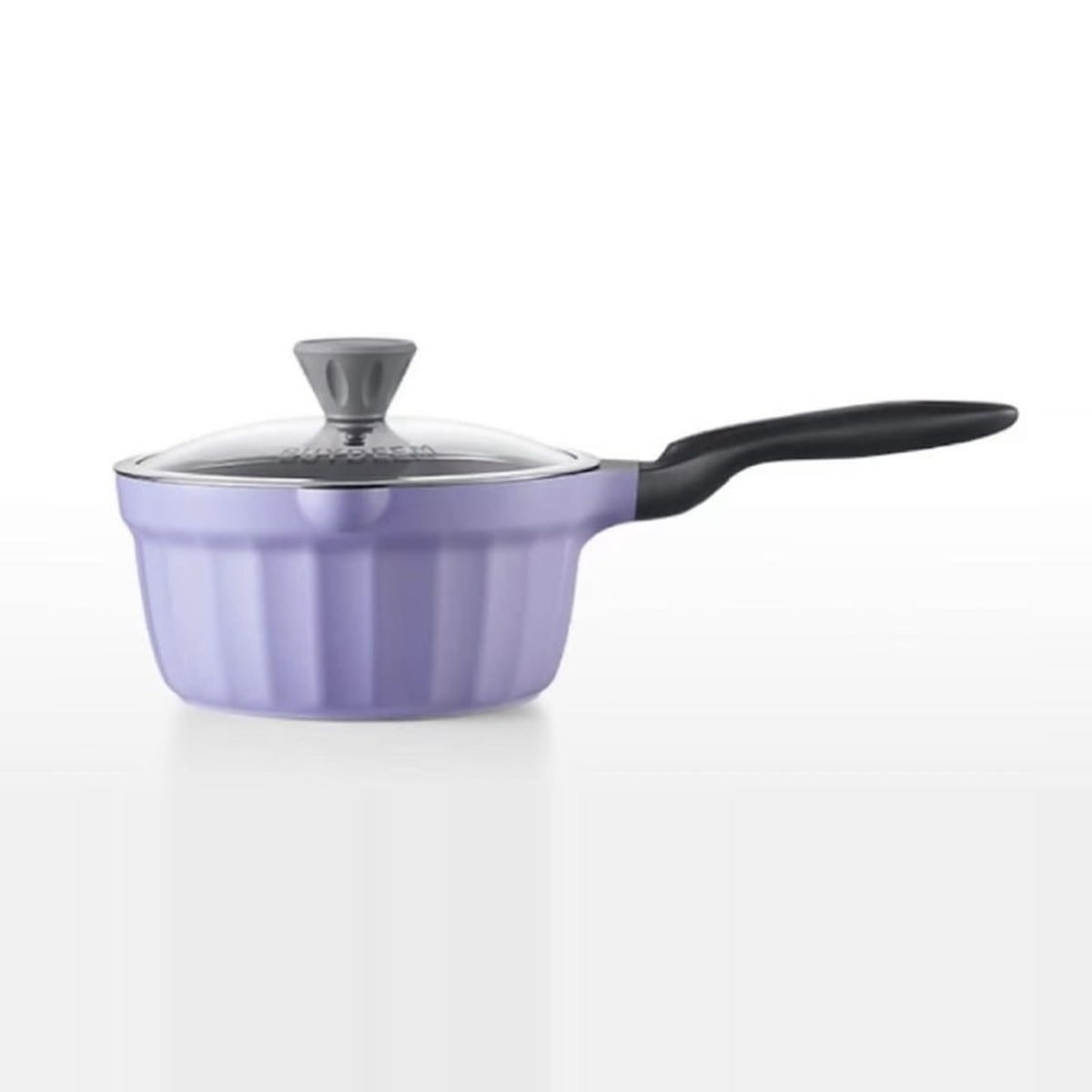 BUYDEEM CP143 Non-Stick Milk Pan 20cm with Glass Lid – Violet