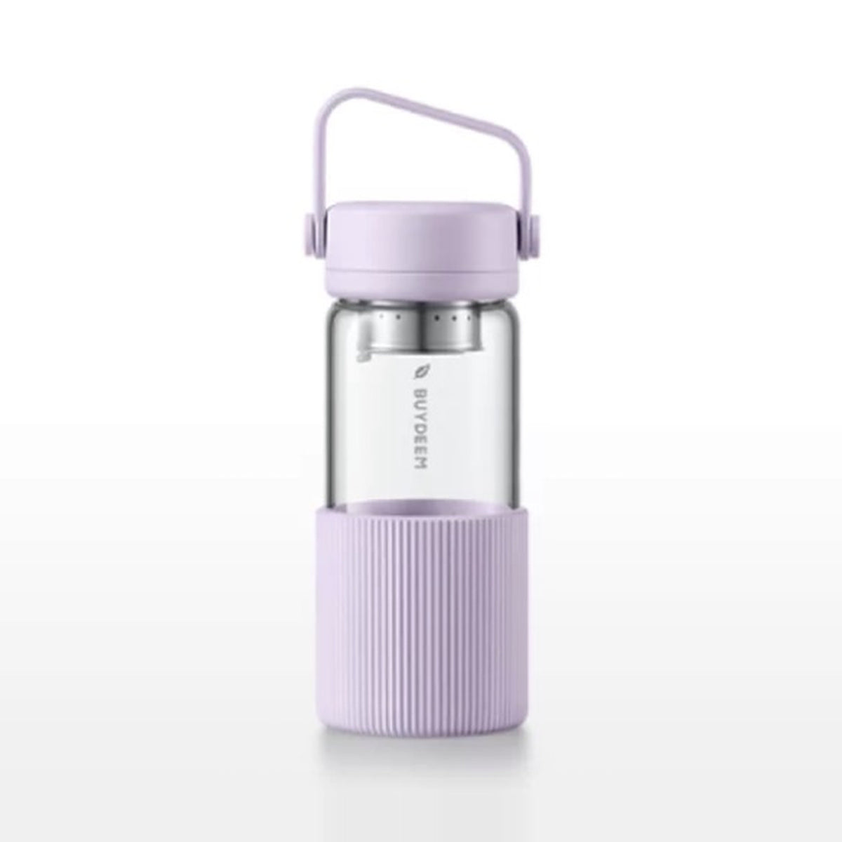BUYDEEM DG45 Glass Tea Tumbler with Titanium Infuser 470ml – Violet