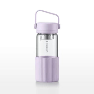 BUYDEEM DG45 Glass Tea Tumbler with Titanium Infuser 470ml – Violet