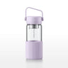 BUYDEEM DG45 Glass Tea Tumbler with Titanium Infuser 470ml – Violet