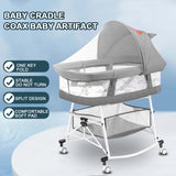 3-in-1 Portable Baby Sleeper Rocking Cradle Bed