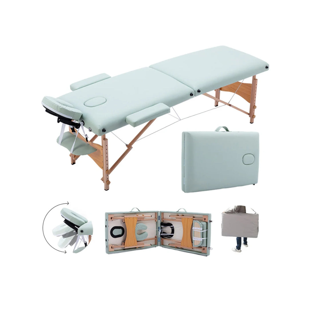 Portable Two Foldable Professional Massage Bed - HOCC