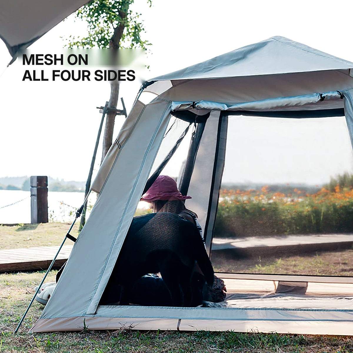 Buy HODTOWN HDW1504 Pop-Up Four-Sided Camping Tent Online in Dubai, Abu Dhabi, UAE