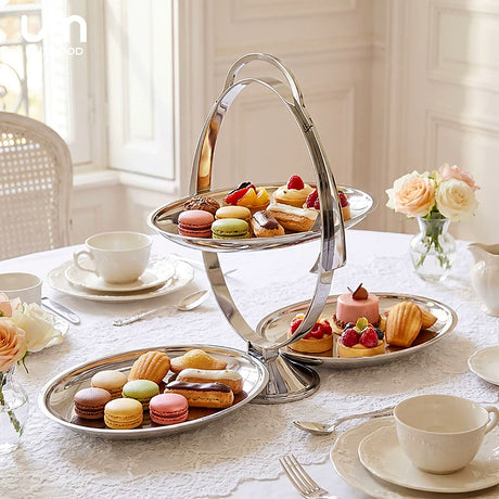 LUXMOOD Flare dessert stand set for afternoon tea