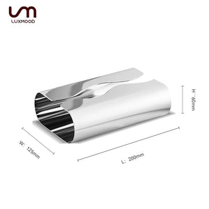LUXMOOD Flow Stainless Steel Tissue Box – dimensions