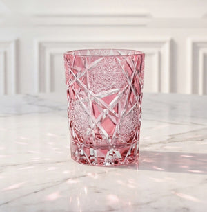 Buy LUXMOOD Gold Flash Cut Crystal Glass 270ml Online in Dubai, Abu Dhabi, UAE