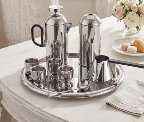 Buy LUXMOOD Modern Stainless Steel Coffee Set Online in Dubai, Abu Dhabi, UAE