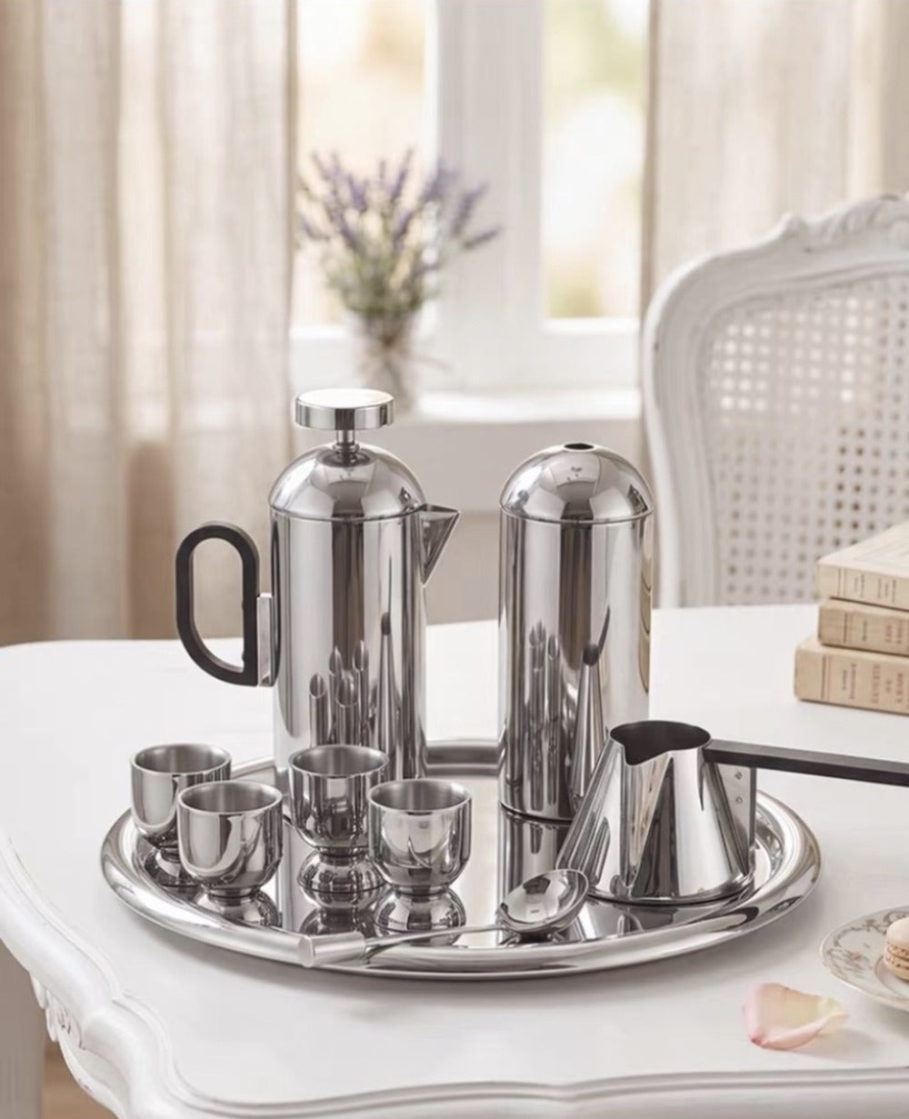Buy LUXMOOD Modern Stainless Steel Coffee Set Online in Dubai, Abu Dhabi, UAE
