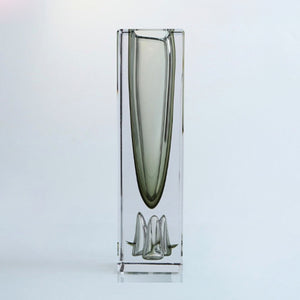 LUXMOOD Quicksand Mirror World Art Glass Vase – Grey