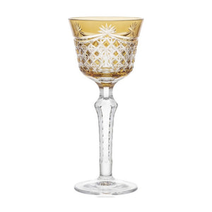 LUXMOOD Rhombus Cut Crystal Champagne Glass 150ml – Orange