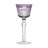 LUXMOOD Rhombus Cut Crystal Champagne Glass 150ml – Purple