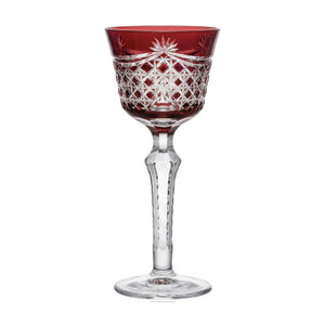 LUXMOOD Rhombus Cut Crystal Champagne Glass 150ml – Red