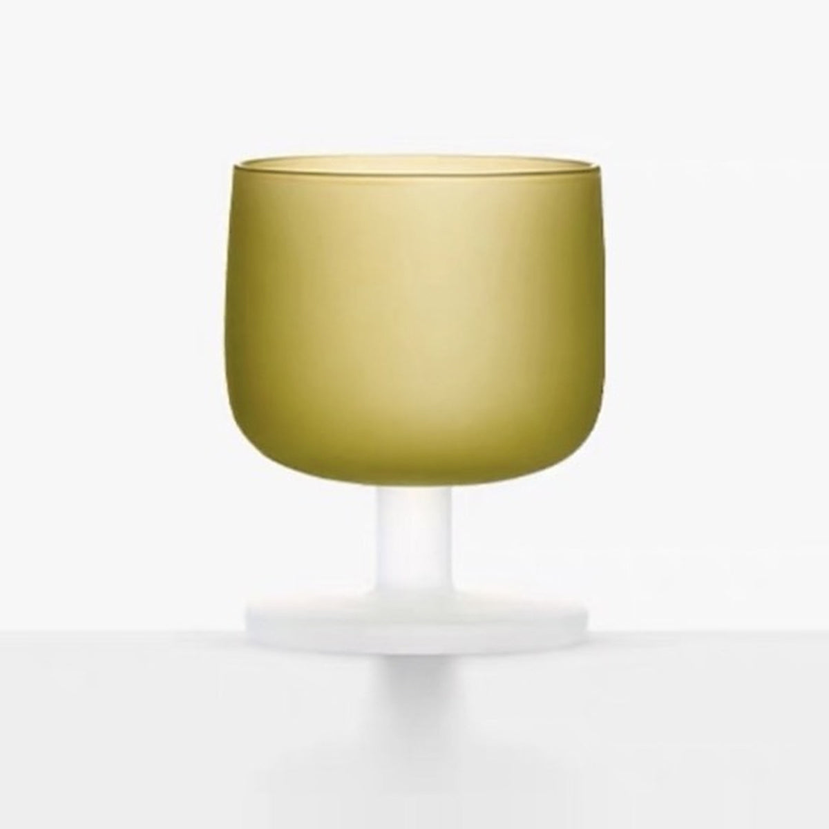 MU16 Candy Series Classic Frosted Glass Goblet – Avocado