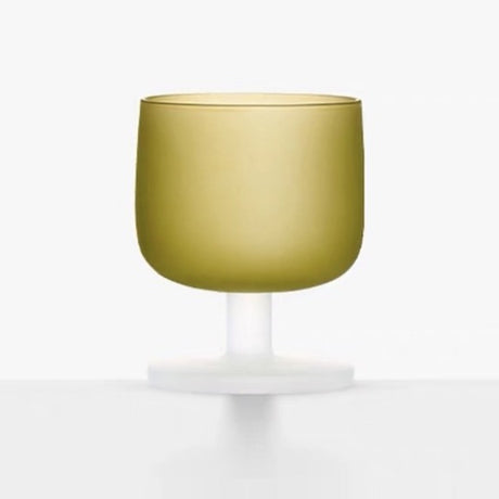 MU16 Candy Series Classic Frosted Glass Goblet – Avocado