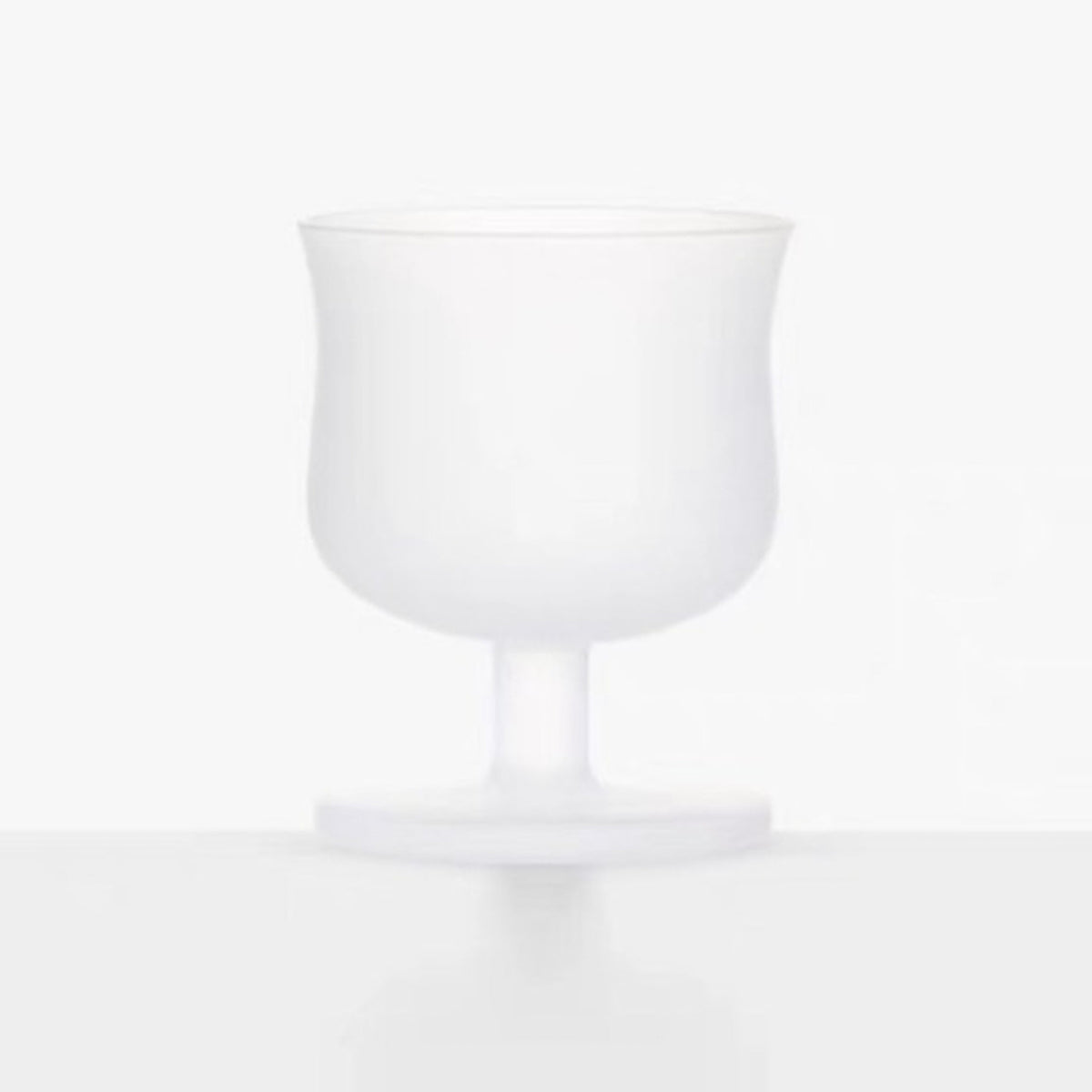 MU16 Candy Series Classic Frosted Glass Goblet – Coconut