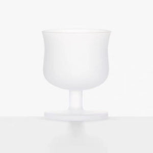 MU16 Candy Series Classic Frosted Glass Goblet – Coconut