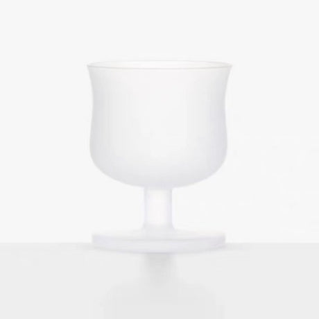 MU16 Candy Series Classic Frosted Glass Goblet – Coconut