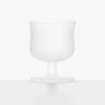 MU16 Candy Series Classic Frosted Glass Goblet – Coconut