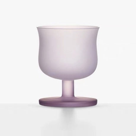 MU16 Candy Series Classic Frosted Glass Goblet – Grape