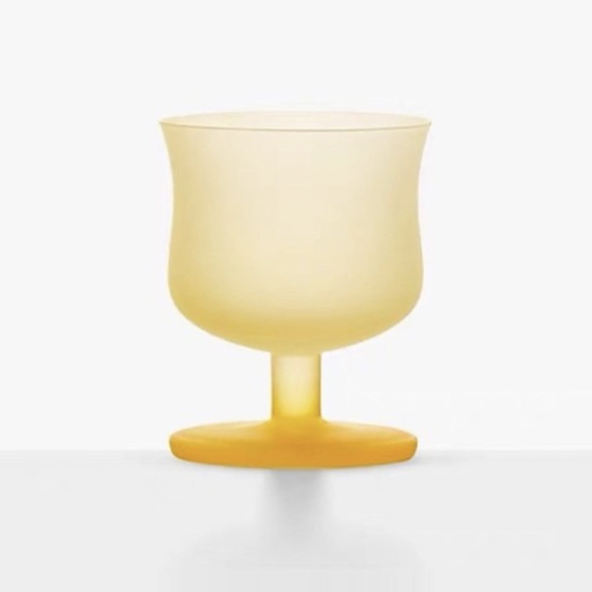 MU16 Candy Series Classic Frosted Glass Goblet – Lemon