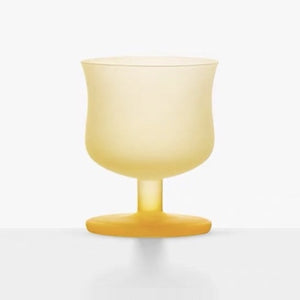 MU16 Candy Series Classic Frosted Glass Goblet – Lemon