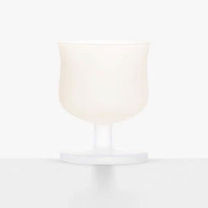 MU16 Candy Series Classic Frosted Glass Goblet – Milk Foam