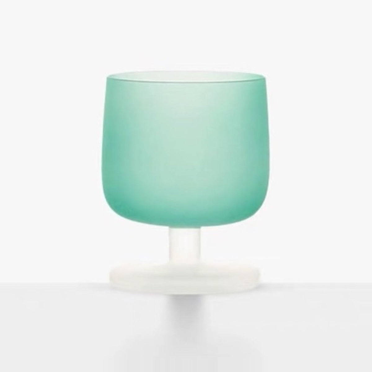 MU16 Candy Series Classic Frosted Glass Goblet – Mint