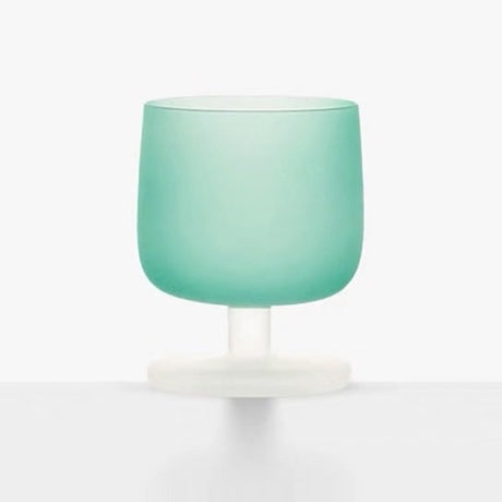 MU16 Candy Series Classic Frosted Glass Goblet – Mint