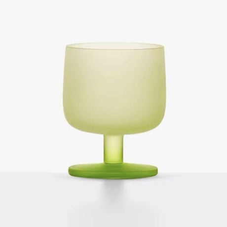 MU16 Candy Series Classic Frosted Glass Goblet – Mojito