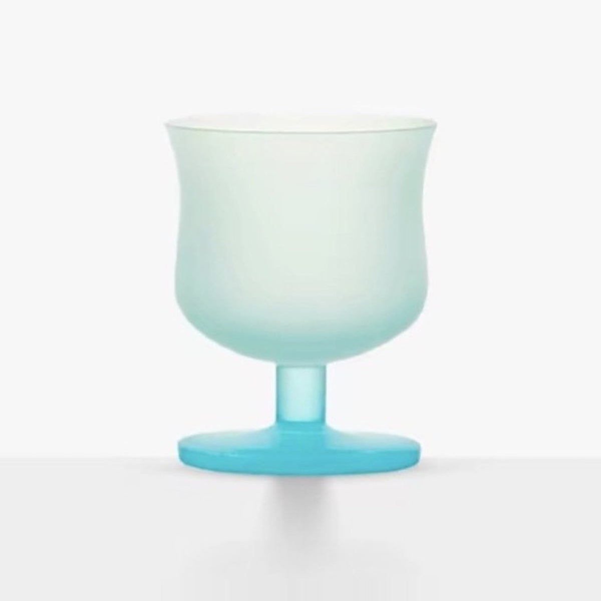 MU16 Candy Series Classic Frosted Glass Goblet – Sea Salt