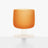 MU16 Candy Series Classic Frosted Glass Goblet – Sweet Orange