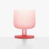 MU16 Candy Series Classic Frosted Glass Goblet – White Peach