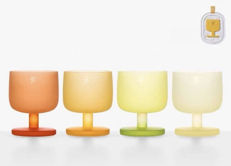 MU16 Candy Series Four Seasons Glass Set – 4 Glasses – Autumn – Osmanthus set