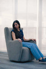 George Swivel and Glider chair - Ash